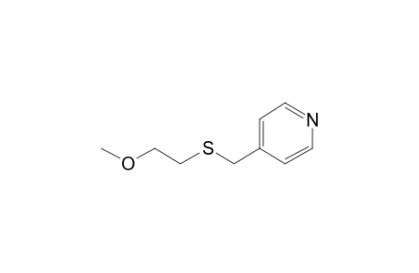 2-[(4-Pyridinylmethyl)sulfanyl]ethanol, methyl ether