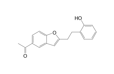 5-Aceto-2-[2-(2-hydroxyphenyl)ethyl]benzo[b]furan