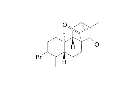 3.beta.-bromo-19-nor-(ent)-trachylob-4(18)-ene-14,15-dione
