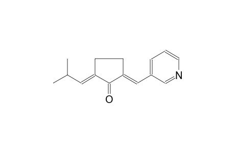 cyclopentanone, 2-(2-methylpropylidene)-5-(3-pyridinylmethylene)-,(2E,5E)-