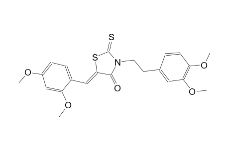 4-thiazolidinone, 3-[2-(3,4-dimethoxyphenyl)ethyl]-5-[(2,4-dimethoxyphenyl)methylene]-2-thioxo-, (5Z)-