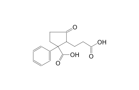 2-(2-carboxyethyl)-3-oxo-1-phenylcyclopentanecarboxylic acid