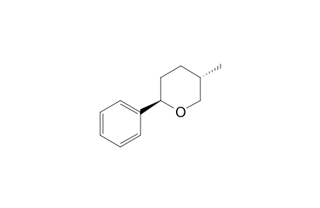 (trans)-2-Phenyl-5-methyl-tetrahydropyran