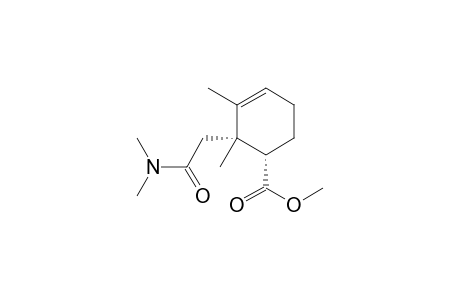 Methyl (1S,2S)-2-[2-(dimethylamino)-2-oxoethyl]-2,3-dimethyl-cyclohex-3-en-1-carboxylate
