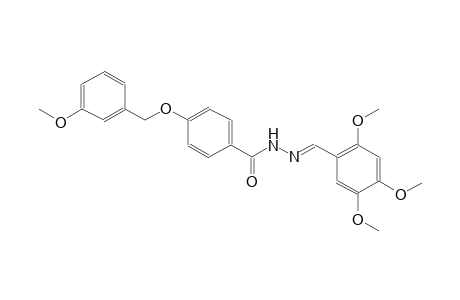benzoic acid, 4-[(3-methoxyphenyl)methoxy]-, 2-[(E)-(2,4,5-trimethoxyphenyl)methylidene]hydrazide