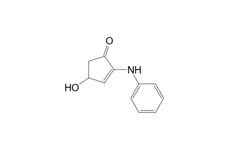 2-Cyclopenten-1-one, 4-hydroxy-2-(phenylamino)-