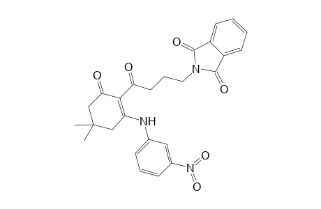 2-[4-keto-4-[6-keto-4,4-dimethyl-2-(3-nitroanilino)cyclohexen-1-yl]butyl]isoindoline-1,3-quinone