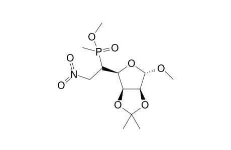 (3aS,4S,6S,6aR)-4-methoxy-6-[1-[methoxy(methyl)phosphoryl]-2-nitro-ethyl]-2,2-dimethyl-3a,4,6,6a-tetrahydrofuro[3,4-d][1,3]dioxole