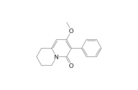 6,7,8,9-tetrahydro-2-methoxy-3-phenyl-4H-quinolizin-4-one
