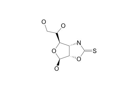 (2,3-DIDEOXY-BETA-D-ALLOFURANOSO)-[3,2-D]-OXAZOLIDINE-2-THIONE