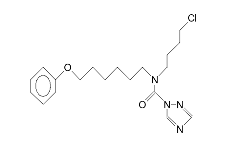 N-(4-Chloro-butyl)-N-(6-phenoxy-hexyl)-1,2,4-triazole-1-carboxamide