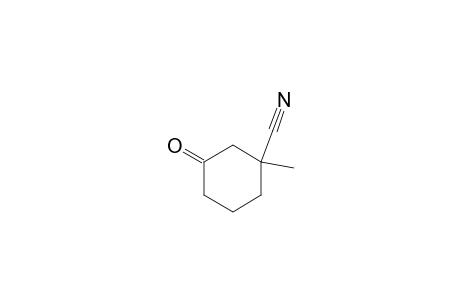 1-Methyl-3-oxidanylidene-cyclohexane-1-carbonitrile