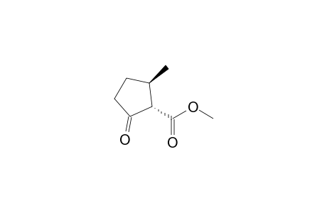 (1S,2R)-2-methyl-5-oxo-1-cyclopentanecarboxylic acid methyl ester