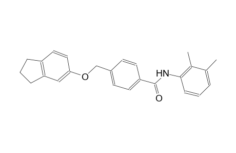 4-[(2,3-dihydro-1H-inden-5-yloxy)methyl]-N-(2,3-dimethylphenyl)benzamide
