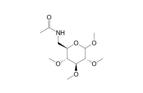Methyl-6-acetamido-6-desoxy-2,3,4-tri-O-methyl-D-glucopyranoside