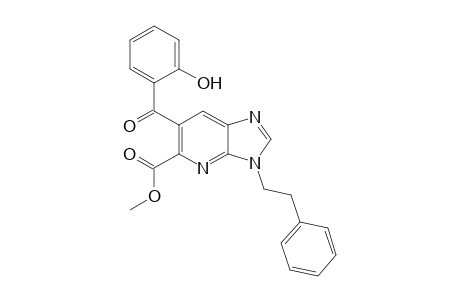 Methyl 6-(2-Hydroxybenzoyl)-3-phenethyl-3H-imidazo[4,5-b]pyridine-5-carboxylate