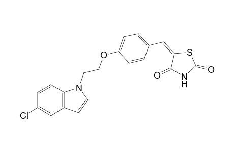 5-[[4-[2-(5-Chloro-1-indolyl)ethoxy]phenyl]methylene]thiazolidine-2,4-dione