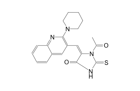4-imidazolidinone, 1-acetyl-5-[[2-(1-piperidinyl)-3-quinolinyl]methylene]-2-thioxo-, (5E)-