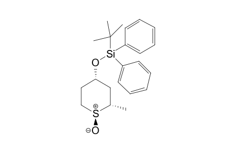 4-(tert-Butyldiphenylsilyloxy)-2-methylthiane 1-oxide