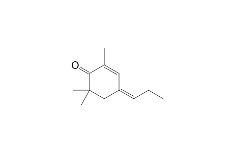 (4Z)-2,6,6-trimethyl-4-propylidene-1-cyclohex-2-enone