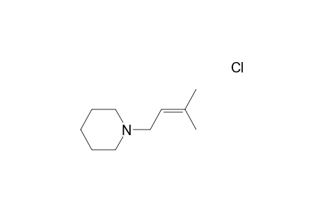 1-(3-Methylbut-2-enyl)piperidine hydrochloride