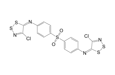 Bis[4-(4-chloro-5H-1,2,3-dithiazol-5-ylideneamino)phenyl]sulfone