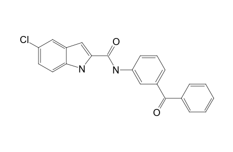 N-(3-BENZOYLPHENYL)-5-CHLORO-1H-INDOLE-2-CARBOXAMIDE