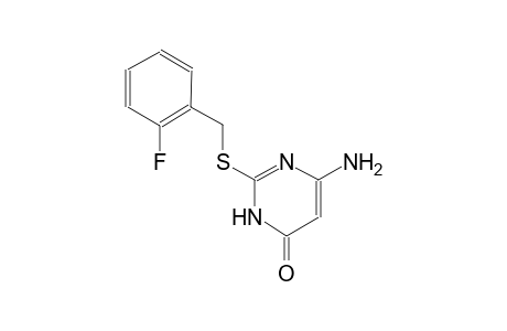 6-amino-2-[(2-fluorobenzyl)sulfanyl]-4(3H)-pyrimidinone