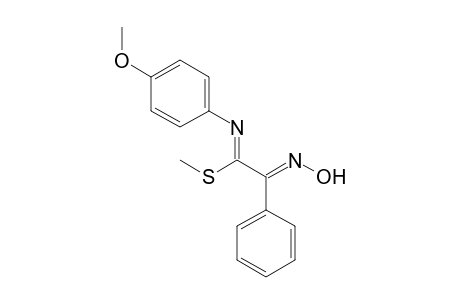 S-Methyl .alpha.-(hydroxyimino)-N-(4-methoxyphenyl)phenylthioglyoxyimadate