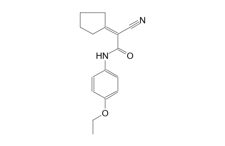 2-cyano-2-cyclopentylidene-N-(4-ethoxyphenyl)acetamide