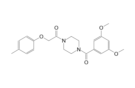 piperazine, 1-(3,5-dimethoxybenzoyl)-4-[(4-methylphenoxy)acetyl]-