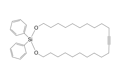 1,3-Dioxa-2,2-diphenyl-2-silacyclopentacos-14-yne