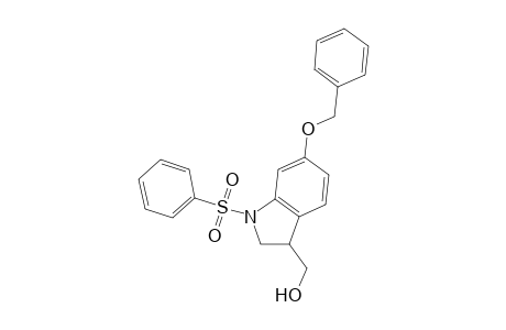 (6-benzoxy-1-besyl-indolin-3-yl)methanol