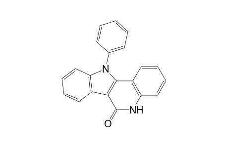 6H-Indolo[3,2-c]quinolin-6-one, 5,11-dihydro-11-phenyl-