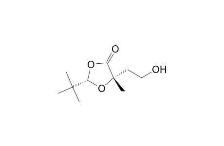 1,3-Dioxolan-4-one, 2-(1,1-dimethylethyl)-5-(2-hydroxyethyl)-5-methyl-, (2S-cis)-