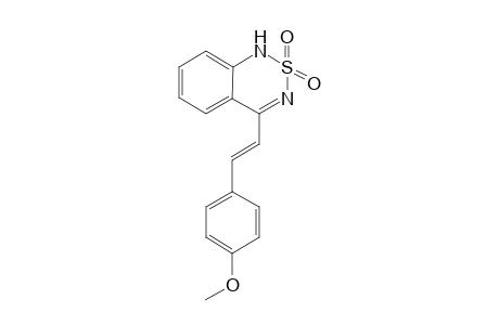 4-(4'-Methoxystyryl)-1H-1-(2,1,3)-benzothiadiazine - 2,2-dioxide