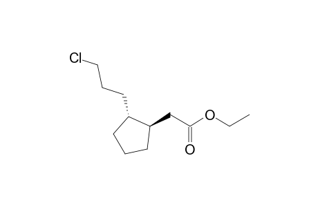 Ethyl (1R*,2R*)-2-(3-Chloropropyl)cyclopentaneacetate