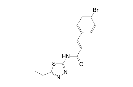 (2E)-3-(4-bromophenyl)-N-(5-ethyl-1,3,4-thiadiazol-2-yl)-2-propenamide