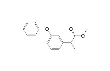 Benzeneacetic acid, .alpha.-methyl-3-phenoxy-, methyl ester, (.+-.)-