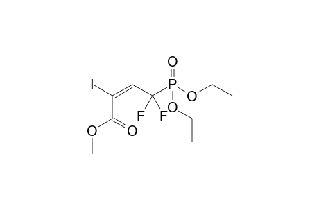 (E)-Diethyl 1,1-difluoro-3-iodo-3-methoxycarbonylprop-2-en-1-phosphonate