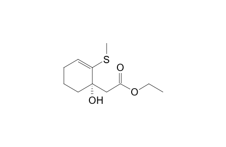 (1S)-1-[(Ethoxycarbonyl)methyl]-2-(methylthio)cyclohex-2-en-1-ol