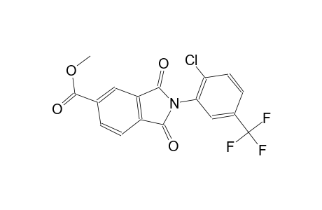 methyl 2-[2-chloro-5-(trifluoromethyl)phenyl]-1,3-dioxo-5-isoindolinecarboxylate