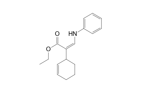 Ethyl 2-(cyclohexen-3-yl)-3-phenylaminopropenoate