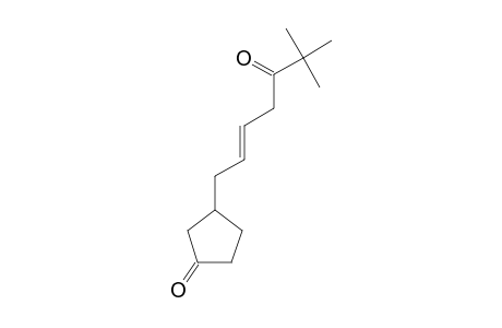 Cyclopentanone, 3-(6,6-dimethyl-5-oxo-2-heptenyl)-, (E)-