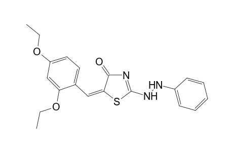 5-(2,4-Diethoxy-benzylidene)-2-(N'-phenyl-hydrazino)-thiazol-4-one