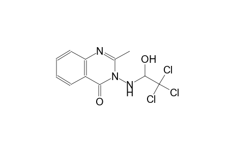 4(3H)-quinazolinone, 2-methyl-3-[(2,2,2-trichloro-1-hydroxyethyl)amino]-