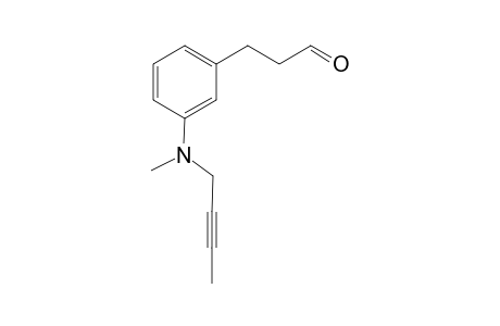 3-{[3-But-2'-ynyl(methyl)amino]phenyl}-propanal