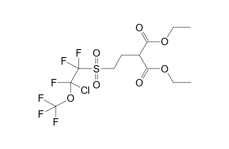 DIETHYL 2-(2-CHLORO-2-TRIFLUOROMETHOXYTRIFLUOROETHYLSULPHONYL)ETHYLMALONATE