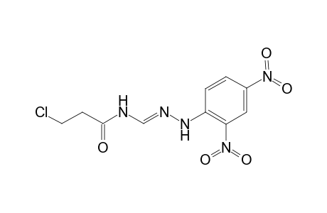.beta.-Chloro-N(3)-(2',4'-dinitrophenyl)-propionyl-formamidrazone