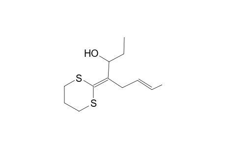 2-[1-(1-Hydroxypropyl)-3-pentenylidene-1-yl]-1,3-dithiane